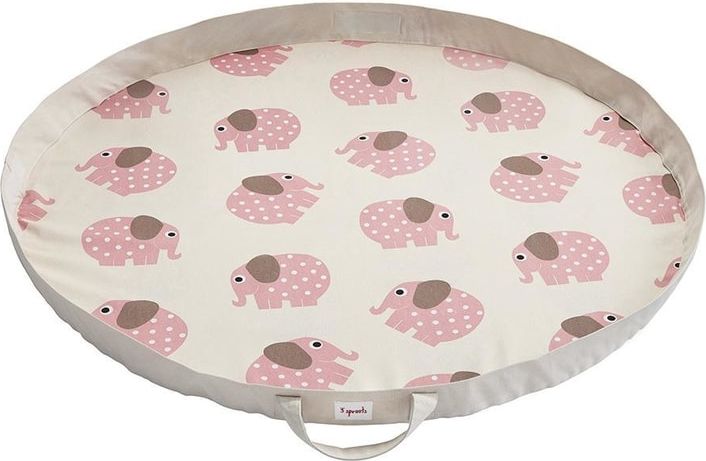 3 SPROUTS PLAY MAT BAG - HRACÍ DEKA / VAK NA HRAČKY SLON - obrázek 1