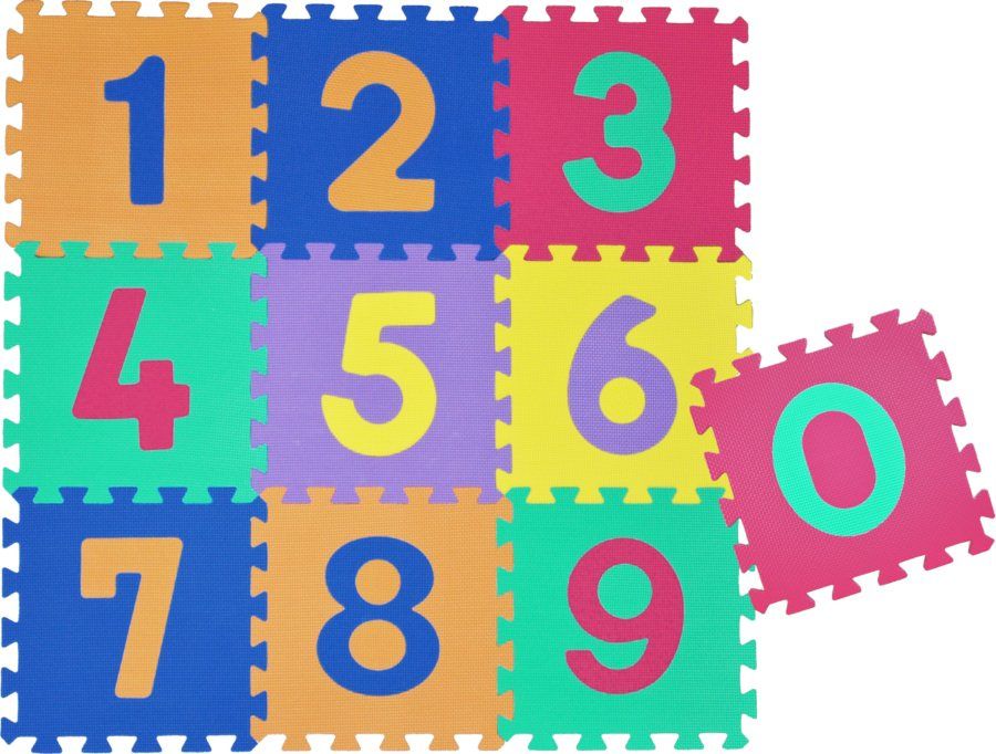 Pěnové puzzle Čísla III (30x30) - obrázek 1