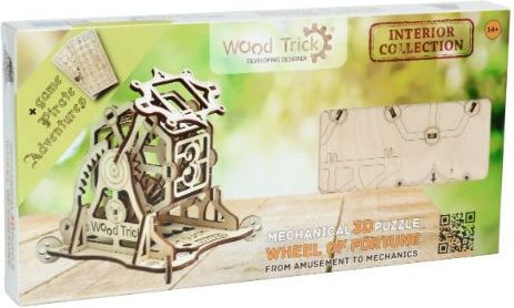 Wood Trick 3D mechanické puzzle - Kolo štěstí - obrázek 3
