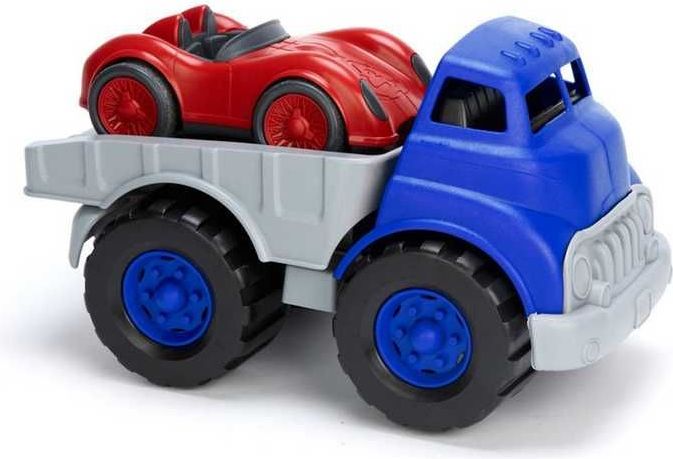 Green Toys - Nákladní auto se závodním autem - obrázek 1