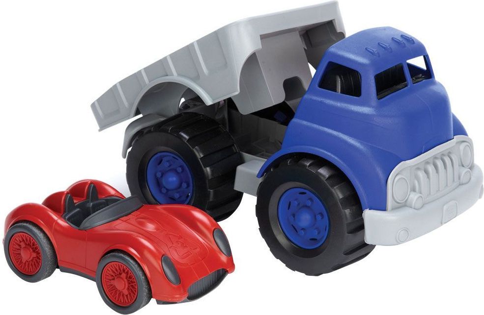 Green Toys - Nákladní auto se závodním autem - obrázek 2