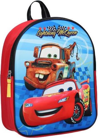 3D BATOH CARS Va 0626 červeno - modrý - obrázek 1