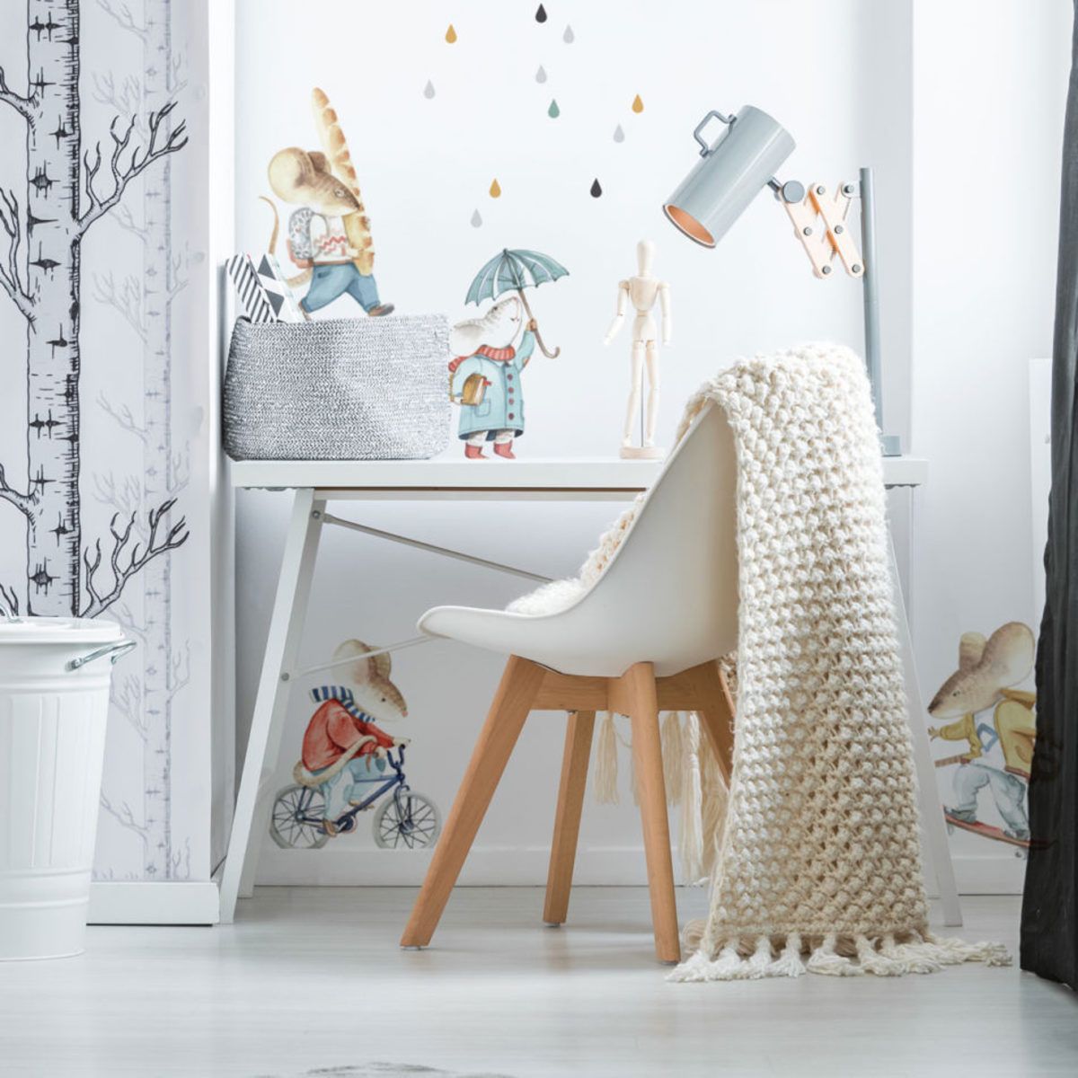 Samolepka na zeď Dekornik Little Mouse Street 30040-0, 1 m²