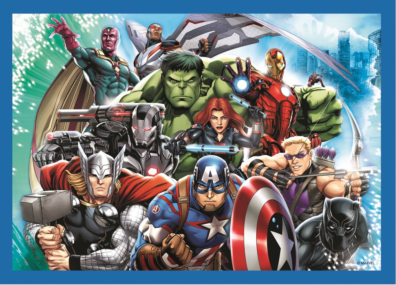 TREFL Puzzle Avengers: Jsme tým 4v1 (35,48,54,70 dílků) - obrázek 4