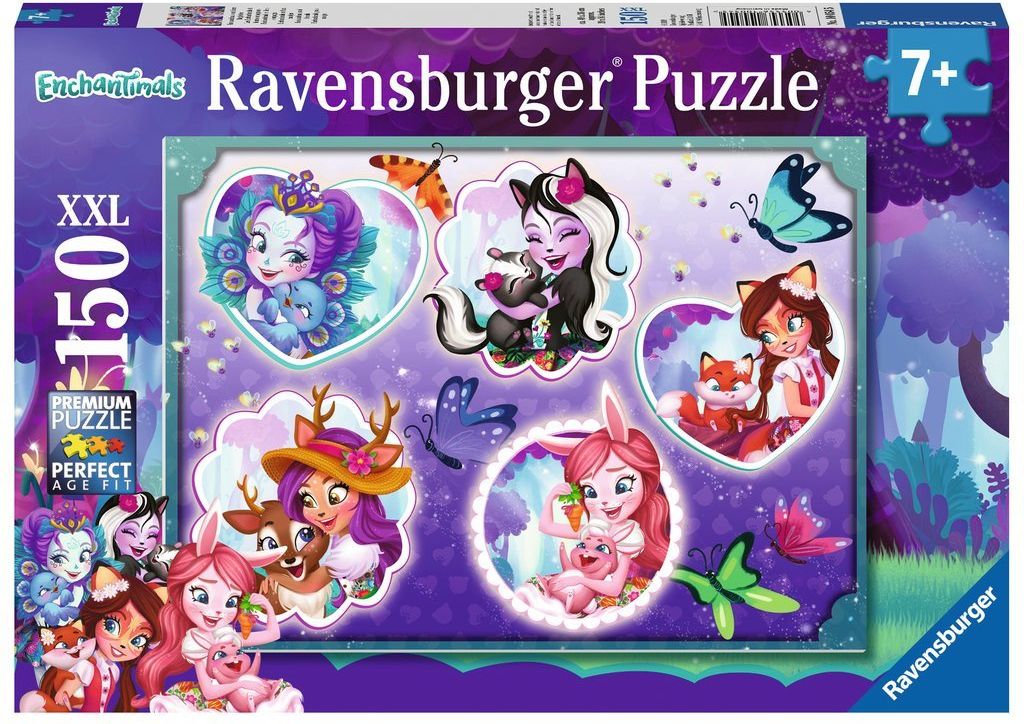 RAVENSBURGER Puzzle Enchantimals a přátelé XXL 150 dílků - obrázek 2