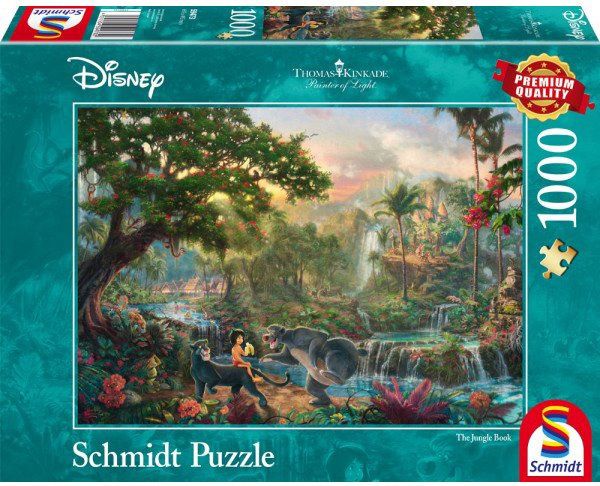 SCHMIDT Puzzle Kniha džunglí 1000 dílků - obrázek 2