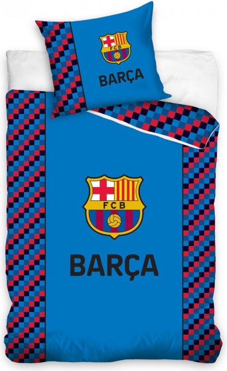 Carbotex FOTBALOVÉ POVLEČENÍ FC SMALL CUBES 140x200/ 70x90 cm - obrázek 1
