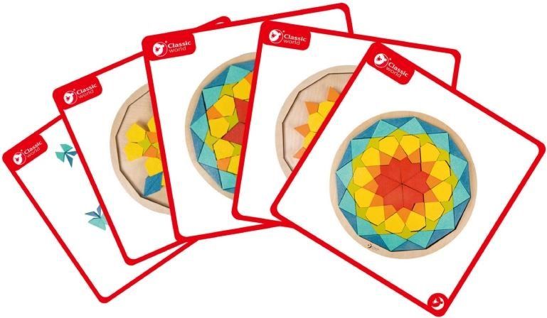 CLASSIC WORLD Dřevěná mozaika Mandala - obrázek 3