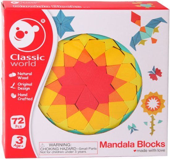 CLASSIC WORLD Dřevěná mozaika Mandala - obrázek 6