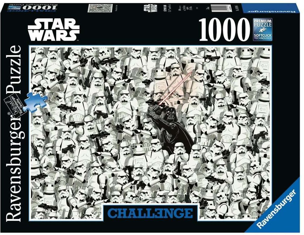 RAVENSBURGER Puzzle Challenge Star Wars 1000 dílků - obrázek 1