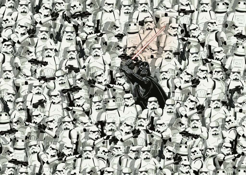RAVENSBURGER Puzzle Challenge Star Wars 1000 dílků - obrázek 2