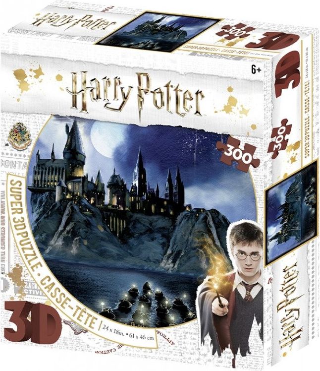 PRIME 3D Puzzle Harry Potter: Noční Bradavice 3D 300 dílků - obrázek 1