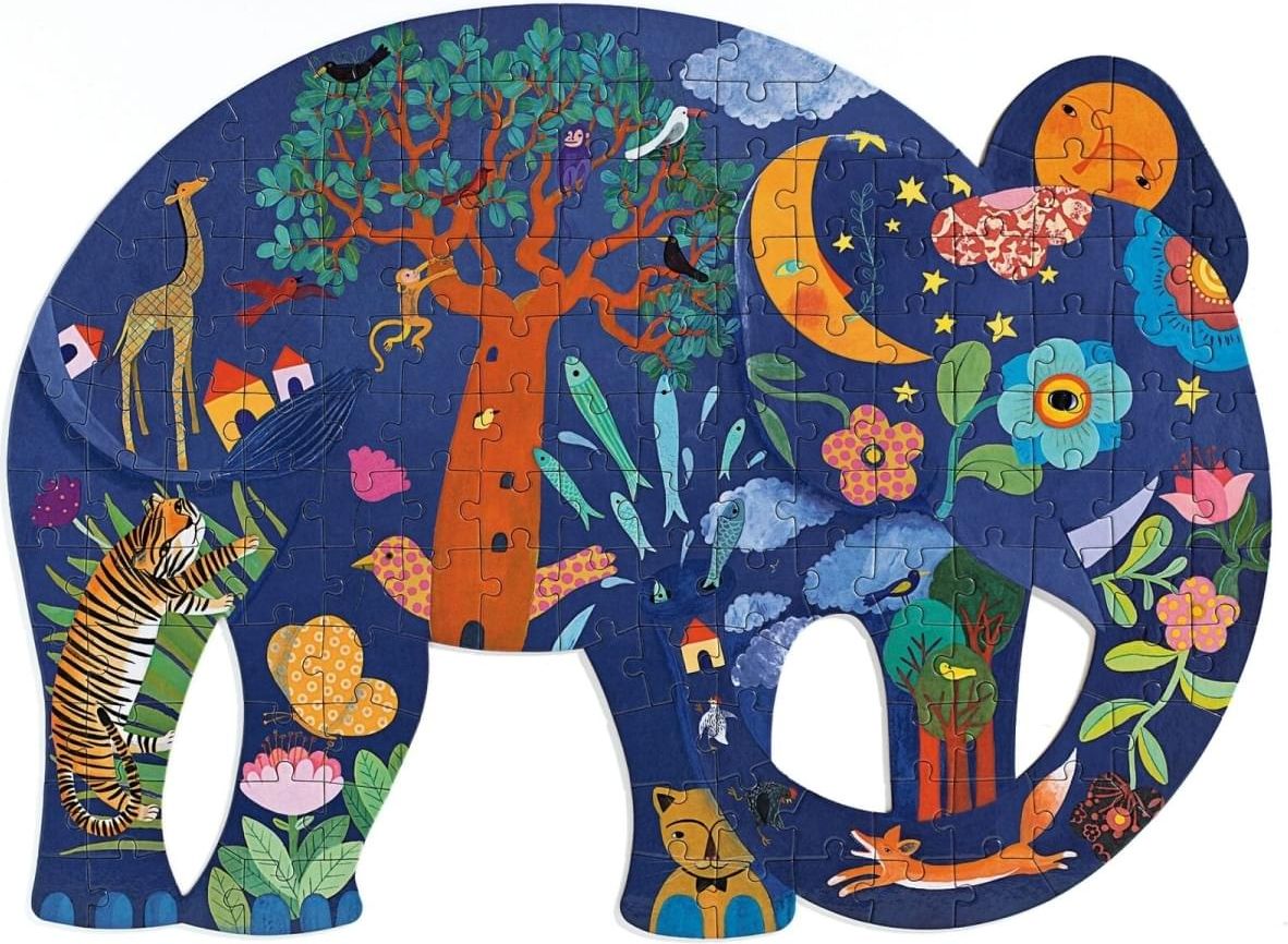 Djeco puzzle Elephant - 150 dílků - obrázek 2