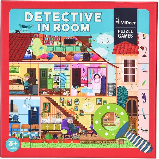 MIDEER Detektivní puzzle - Detektiv v pokoji - obrázek 2