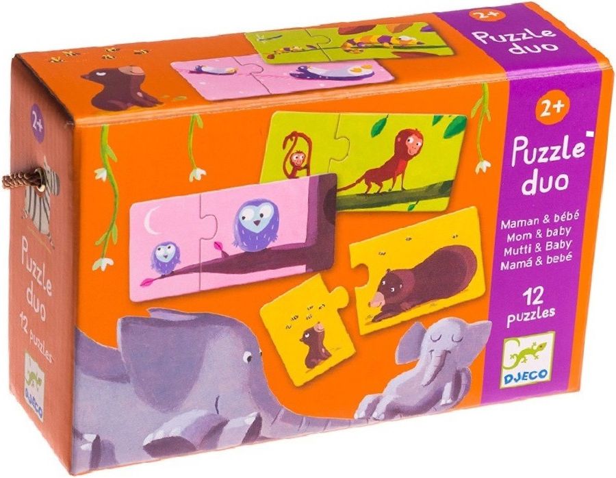 Djeco Puzzle duo Najdi mládě - obrázek 2