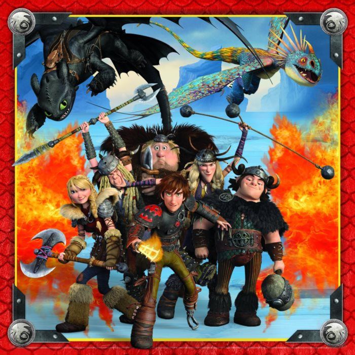 RAVENSBURGER Puzzle Jak vycvičit draka: Dračí jezdci 3x49 dílků - obrázek 3