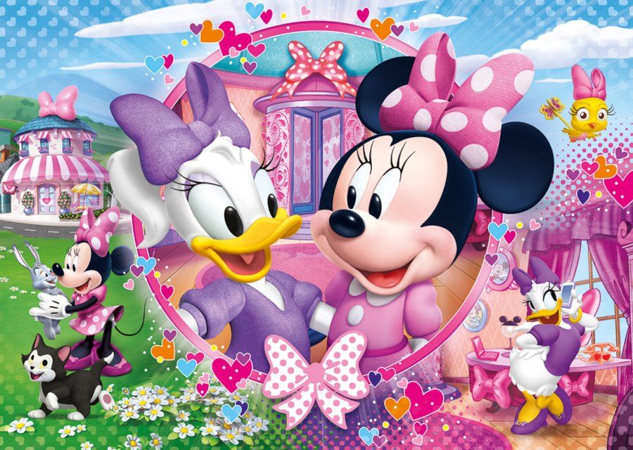 CLEMENTONI Briliant puzzle Minnie 104 dílků - obrázek 2