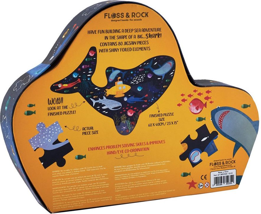 Floss & rock Puzzle žralok 80 ks - obrázek 4
