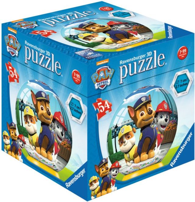 RAVENSBURGER Puzzleball Tlapková patrola 01 - 54 dílků - obrázek 2