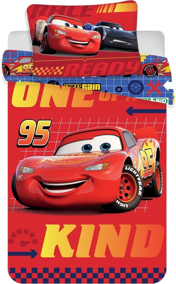 Jerry Fabrics Disney povlečení do postýlky Cars baby 100x135, 40x60 cm - obrázek 1