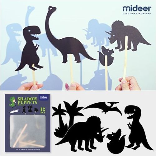MIDEER Stínové divadlo - Dinosauři - obrázek 3