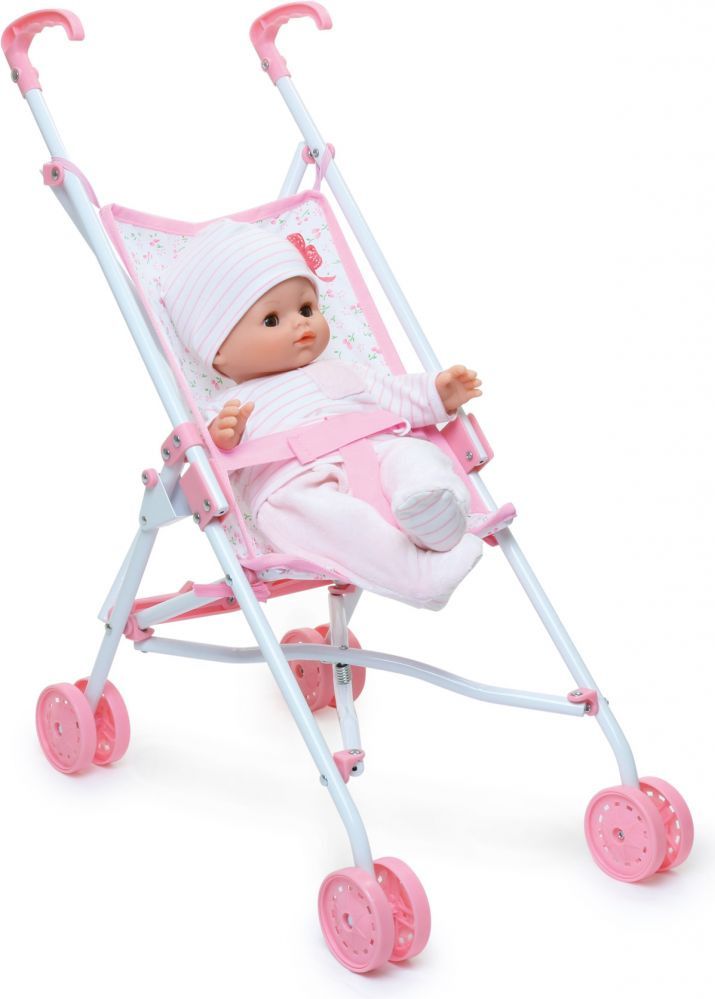Petitcollin Skládací kočárek pro panenku Petites Fleurs - obrázek 2