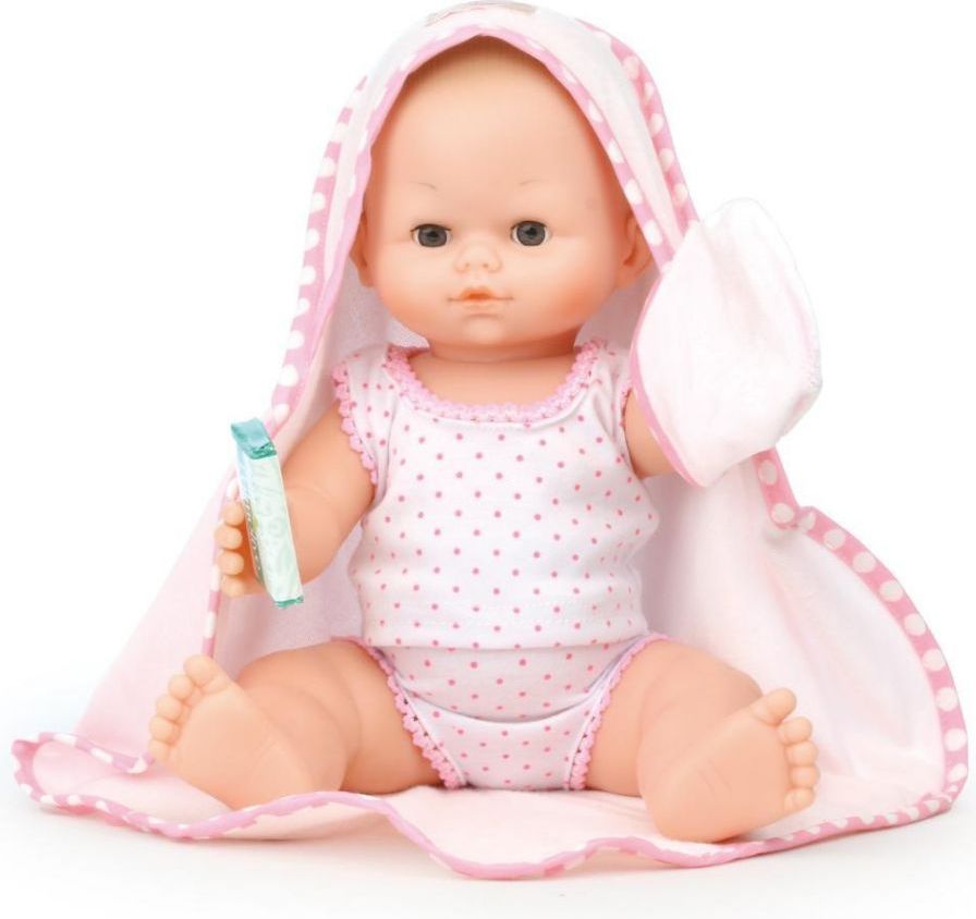 Petitcollin Koupací panenka Baby Doll 36 cm s ručníkem - obrázek 1