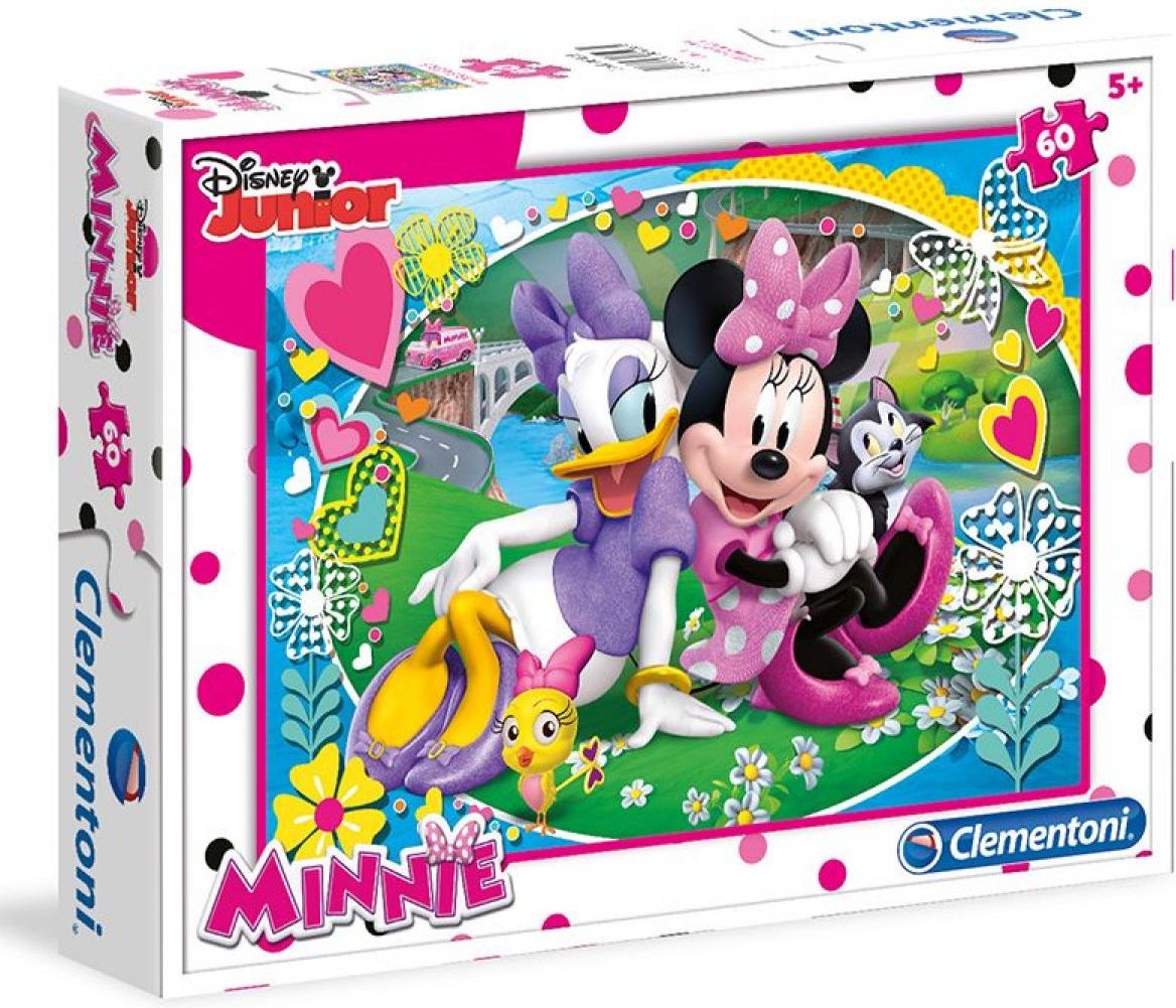Clementoni Minnie Supercolor Puzzle Maxi 104 dílků - obrázek 1