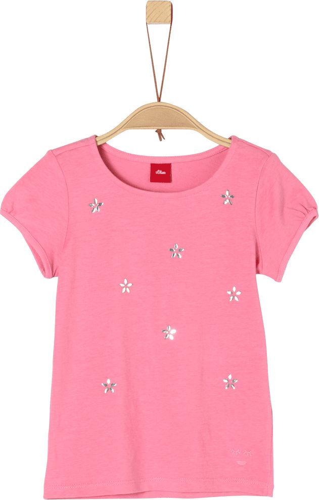s.Oliver dívčí tričko 104 - 110 růžová - obrázek 1
