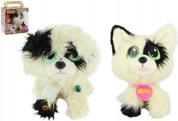 TM Toys Rescue Runts plyšový pejsek Šmudlík Dalmatin 18cm - obrázek 1