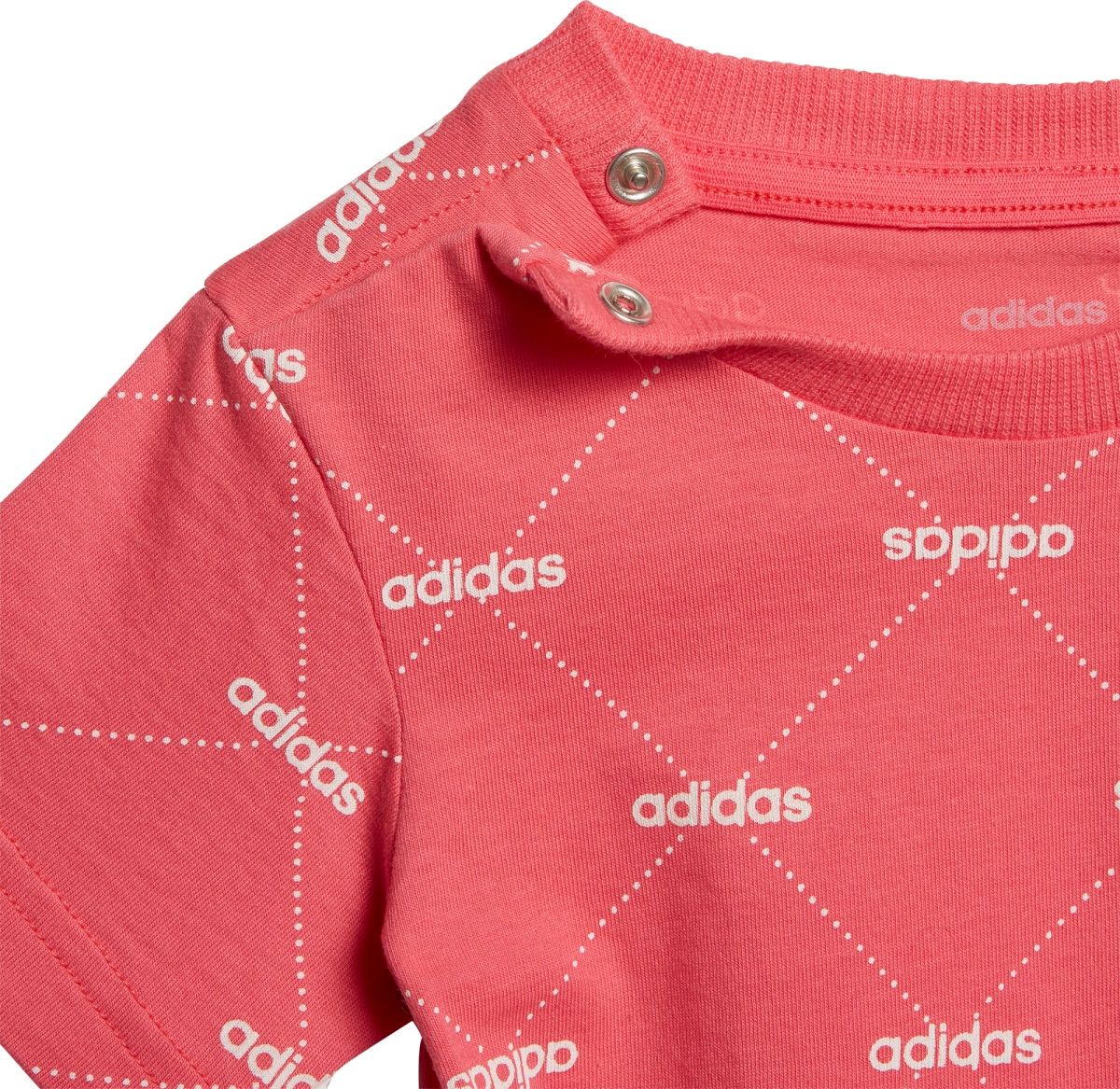 adidas Infant Linear Graphic T-Shirt růžová 104 - obrázek 4