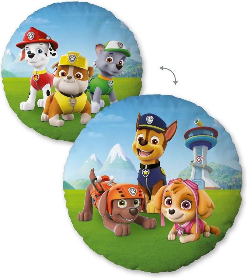 Herding Paw Patrol kulatý polštář Ø 50cm - obrázek 1