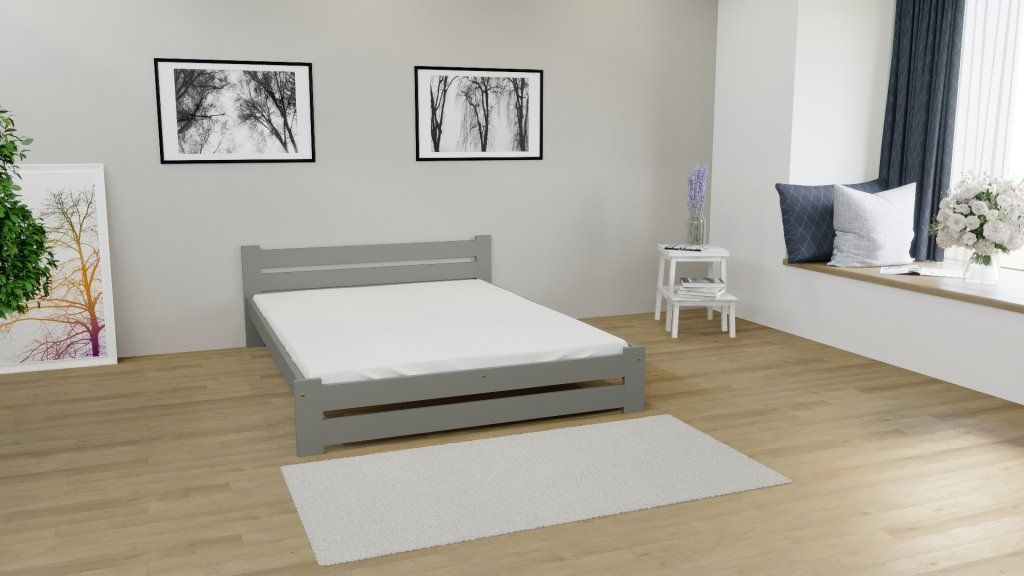 DĚTSKÁ POSTEL VENDY ŠEDÁ 200 x 120 cm - obrázek 2