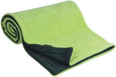 DĚTSKÁ DEKA EMITEX 70 x 100 cm FLEECE antracit/limetka - obrázek 1
