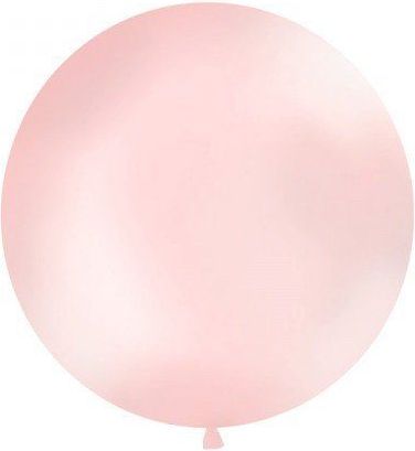 Paris Dekorace Vystřelovací balón sv. růžový metalický - obrázek 1