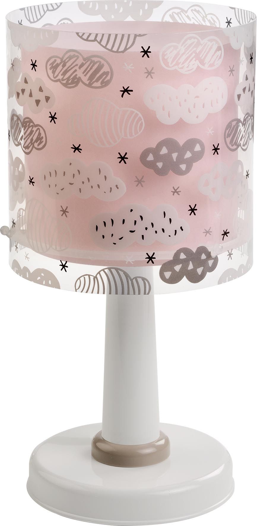 DĚTSKÁ STOLNÍ LAMPIČKA CLOUDS PINK - obrázek 1