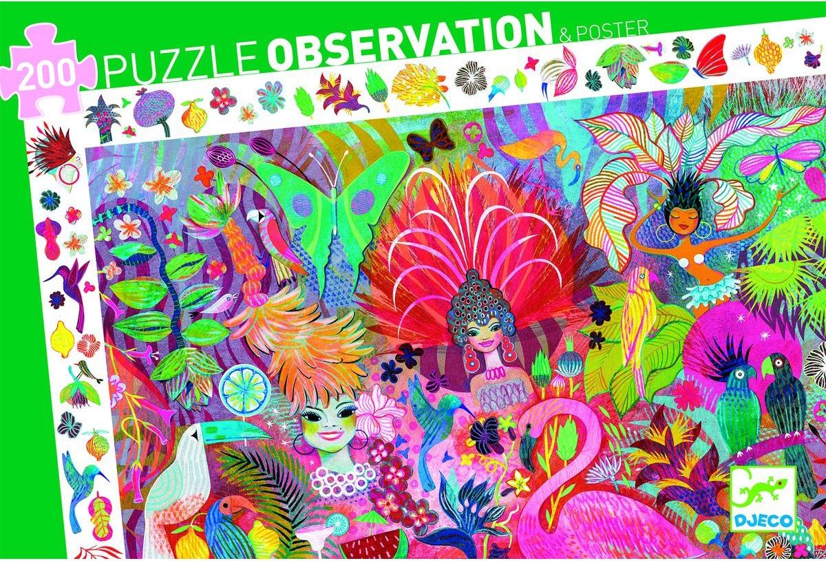 Djeco Vyhledávací puzzle Karneval v Riu - obrázek 1