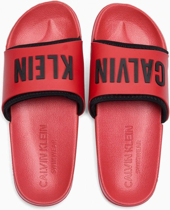 Calvin Klein Pantofle KW0KW00779-655 červená - Calvin Klein červená 41/42 - obrázek 1