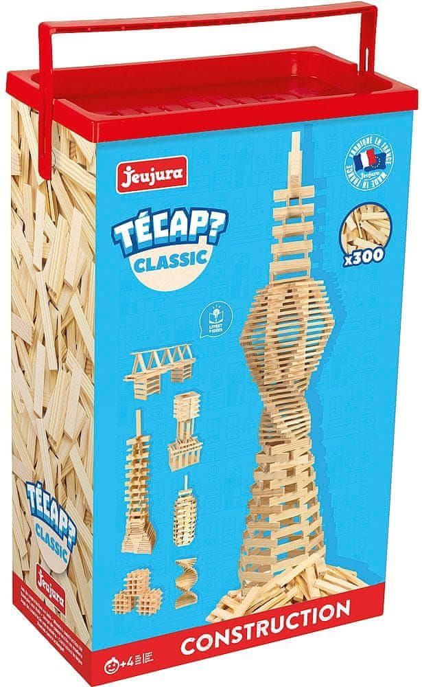 Jeujura Dřevěná stavebnice TECAP 300 dílků - obrázek 1