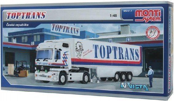 VISTA Stavebnice Monti 61.1 Toptrans 1:48 v krabici 31x16,5x7,5cm - obrázek 1