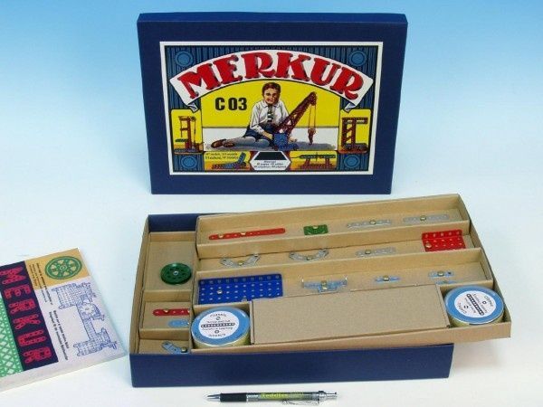 Merkur Stavebnice Classic C03 141 modelů v krabici 35,5x27,5x5cm - obrázek 1