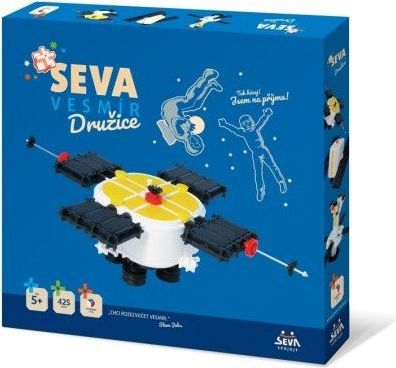 VISTA Stavebnice Seva Vesmír Družice plast 425ks v krabici 35x33x5cm - obrázek 1