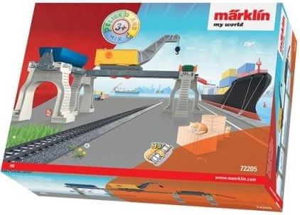 Märklin My World Překladiště s jeřábem - obrázek 1