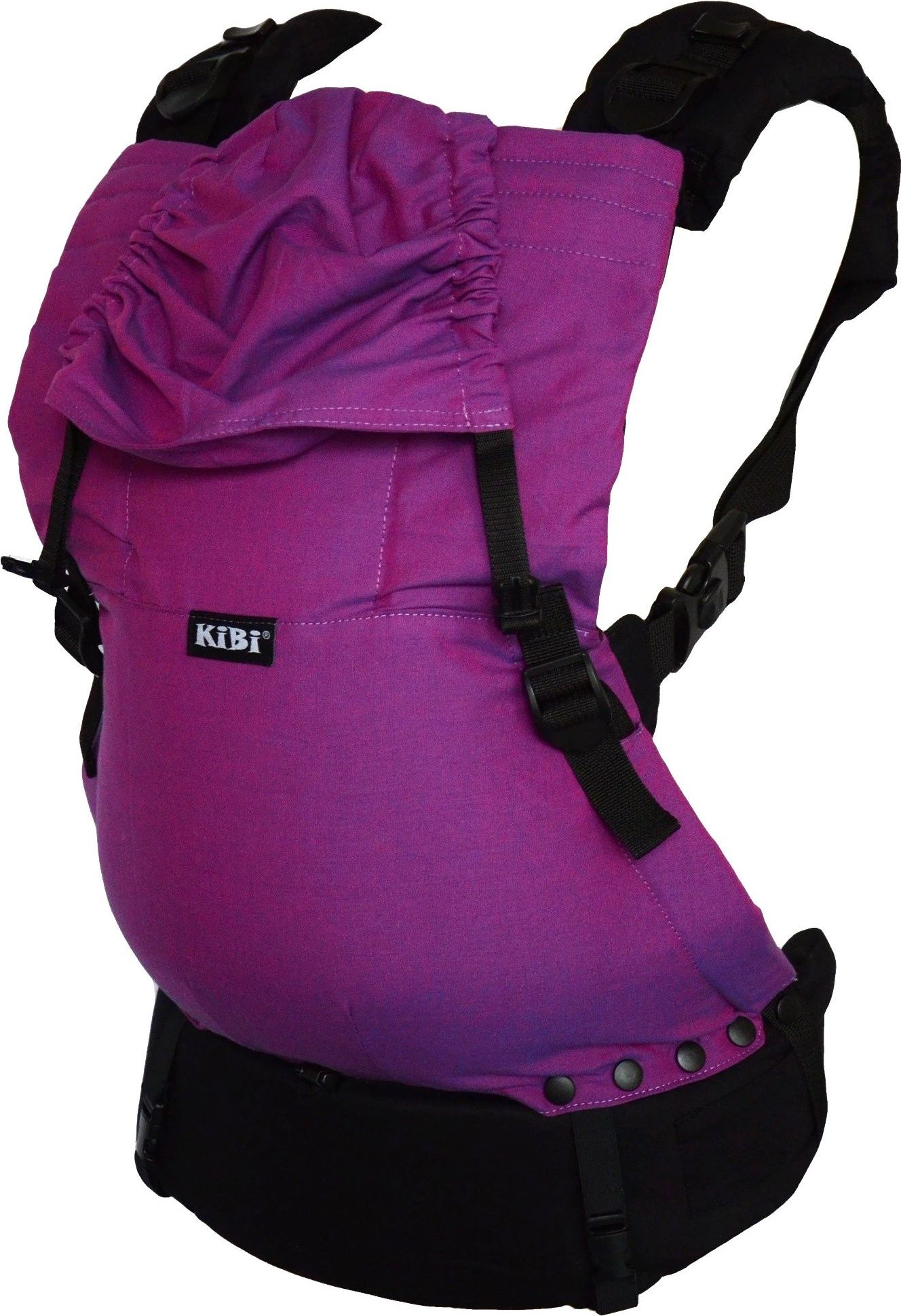 Ergonomické nosítko KiBi EVO, Fialové + chrániče popruhů - obrázek 2