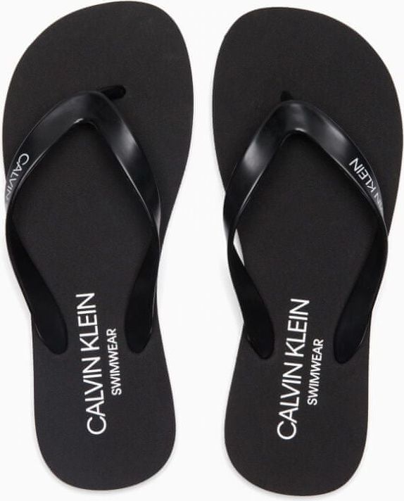 Calvin Klein Plážové žabky Flip-Flops Sandals KM0KM00341 - Calvin Klein černá 45/46 - obrázek 1