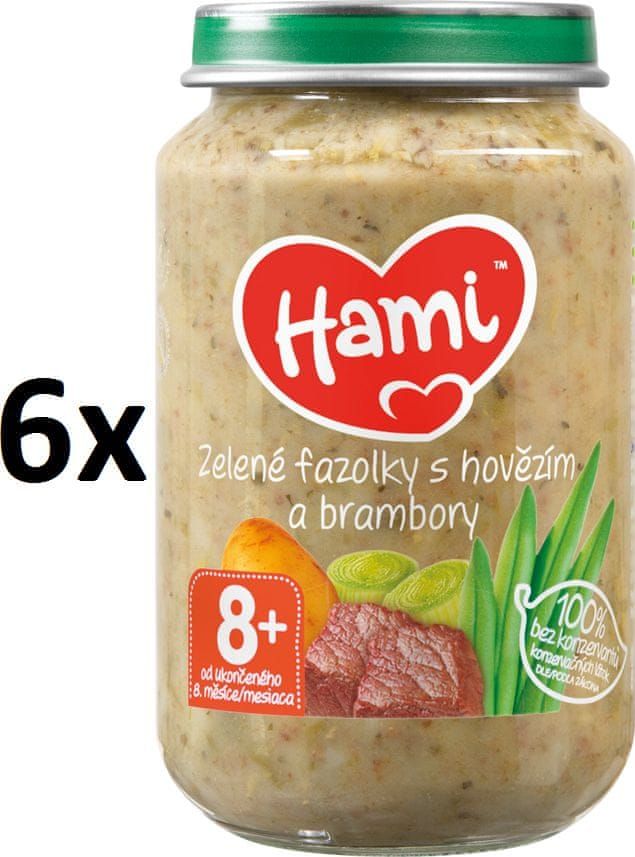 Hami Zelené fazolky s hovězím a brambory - 6 x 200g - obrázek 1