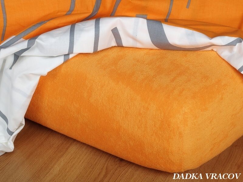 PROSTĚRADLO FROTÉ POMERANČ 60/120/10 - obrázek 1