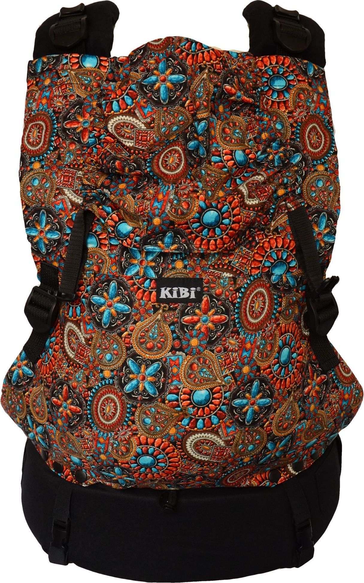 Ergonomické nosítko KiBi EVO, Orient + chrániče popruhů - obrázek 1