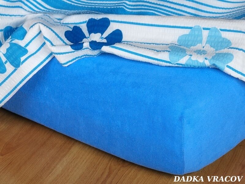 PROSTĚRADLO FROTÉ DENIM 200/200/15 - obrázek 1