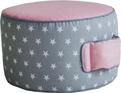 SEDACÍ PUFF STARS PINK - obrázek 1
